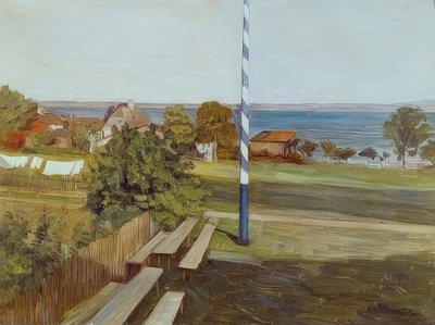 Herberg op Herrenchiemsee door Wilhelm Trübner