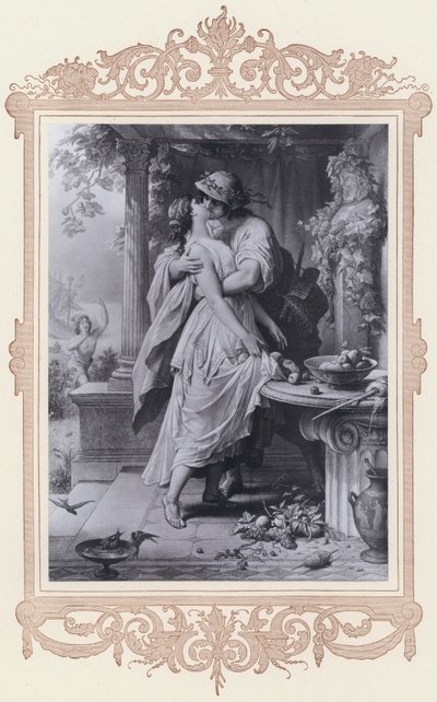 Dora, Alexis en Dora door Wilhelm von (after) Kaulbach