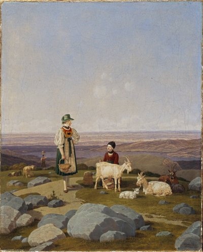Duits: Auf der Geisalm Op de Geisalm door Wilhelm von Kobell