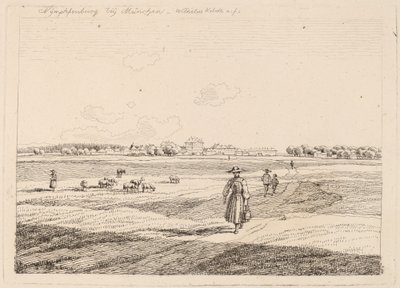 Nymphenburg door Wilhelm von Kobell