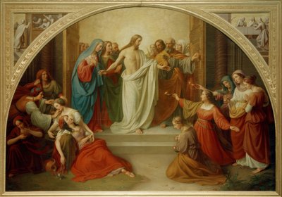 W. v. Schadow, De wijze en dwaze maagden door Friedrich Wilhelm von Schadow