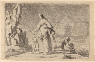De Ark van Noach en de Zondvloed door Willem Basse