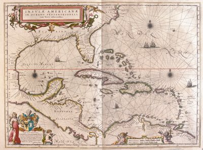 Caraïben, Hounduras en Florida, in 