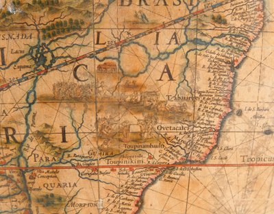 Groot paar bibliotheekglobes, de aardse 1645/48, de hemelse na ca. 1630 door Willem Blaeu
