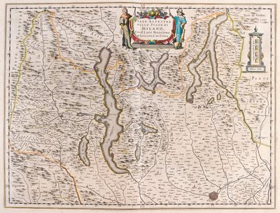 Milaan, met meren: Maggiore, Lugano en Como, Italië-Zwitserland - in 