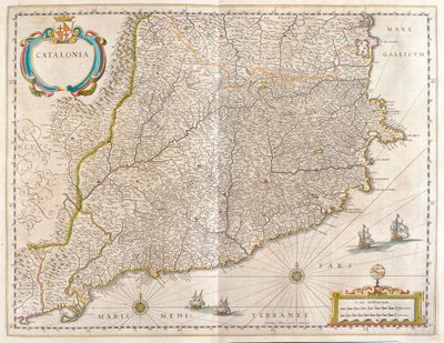 Provincie Catalonië, Spanje, in 
