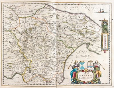 stad Bari en Basilicata, Italië, in 