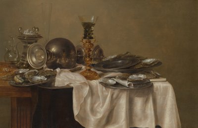 Ontbijt Stilleven door Willem Claesz. Heda