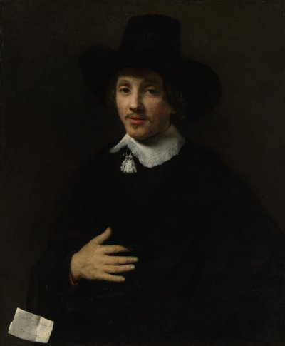 Portret van een Man Zelfportret door Willem Drost