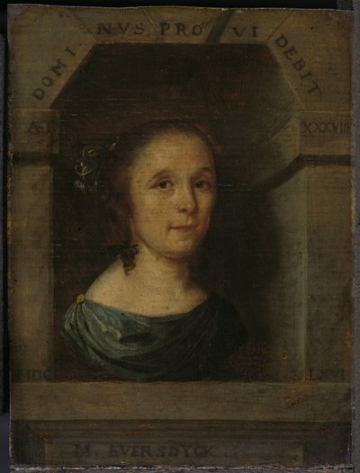 Maria Eversdijck (geb. 1628), vrouw van Nicolaes Blancardus door Willem Eversdijck