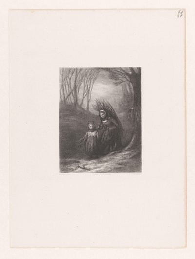 Twee sprokkelaarsters door Willem Frederik Roorda
