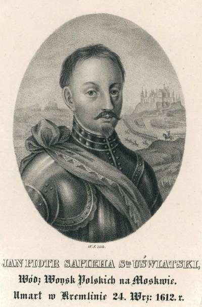 Jan Piotr Sapieha 1569-1611 door Willem Hondius
