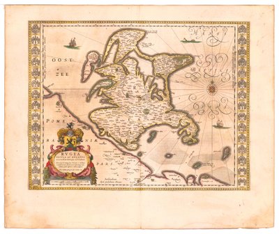 Rügen Uit: Theatrum Orbis Terrarum..., 1645 door Willem Janszoon Blaeu