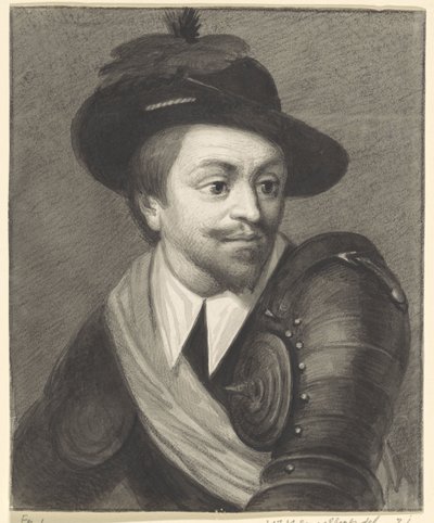 Portret van Adolf, graaf van Nassau door Willem Jodocus Mattheus Engelberts