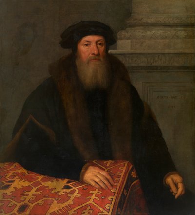 Portret van een man door Willem Key