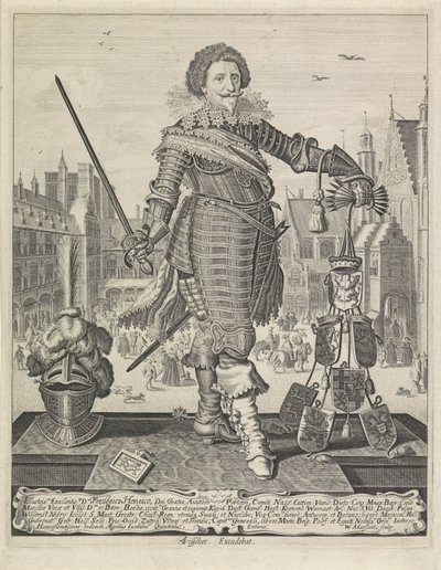 Portret van Frederik Hendrik, prins van Oranje door Willem Outgertsz. Akersloot