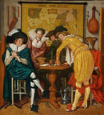 Vrolijk gezelschap door Willem Pietersz Buytewech