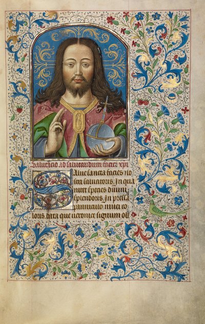 Salvator Mundi door Willem Vrelant