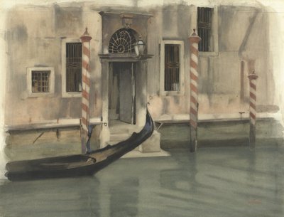 Kanaal in Venetië door Willem Arnoldus Witsen