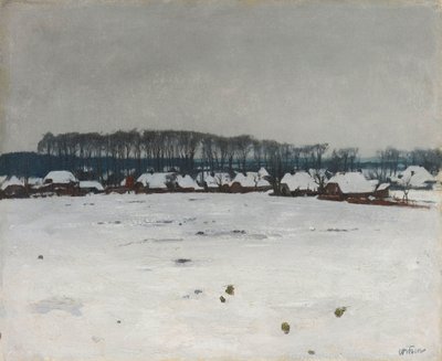 Winterlandschap door Willem Arnoldus Witsen