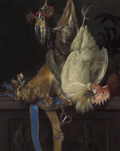 Stilleven met dood wild door Willem van Aelst