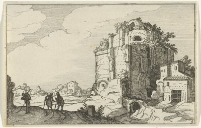 Romeinse ruïne door Willem van Nieulandt (II)