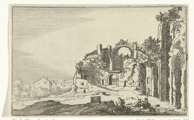 Thermen van Diocletianus door Willem van Nieulandt (II)