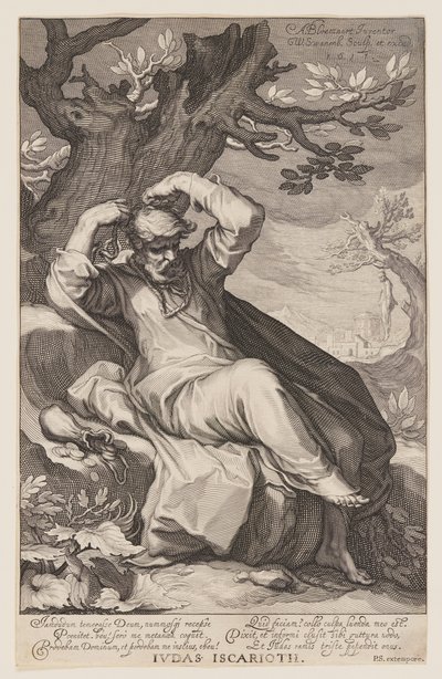 Judas Iskarioth, uit Zondaars van het Oude en Nieuwe Testament door Willem van Swanenburgh
