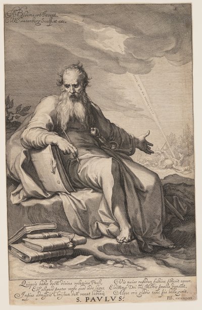 Paulus, uit Zondaars van het Oude en Nieuwe Testament door Willem van Swanenburgh
