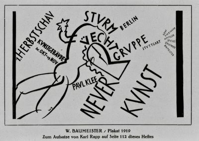 Poster  door Willi Baumeister