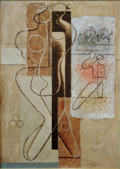 Tennis door Willi Baumeister