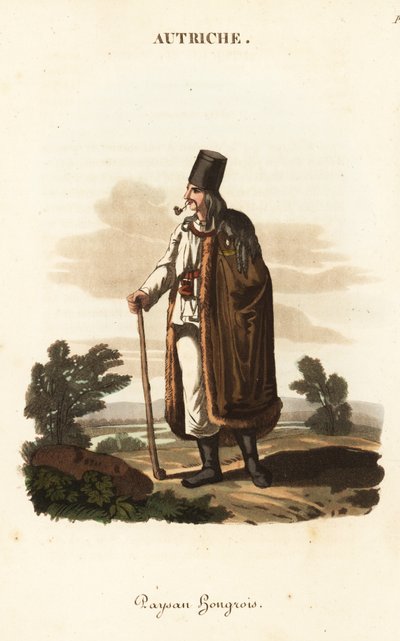 Hongaarse boer door William (after) Alexander