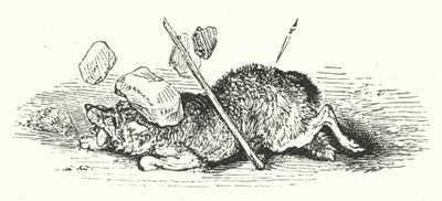 De dood van de wolf door William (after) Harvey