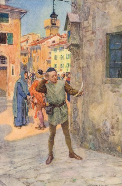 Romeo en Julia van Shakespeare: Act I, Scene II door William (after) Hatherell