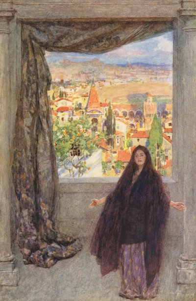 Romeo en Julia van Shakespeare: Proloog door William (after) Hatherell