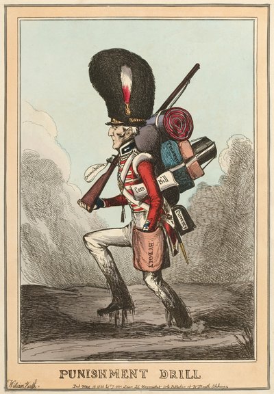 Strafdrill door William (after) Heath