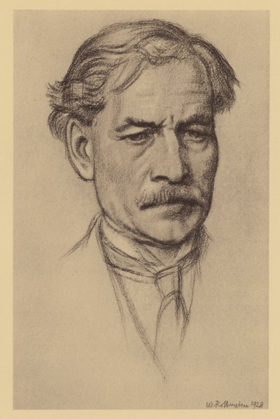 Portret van Rt Hon J Ramsay Macdonald door William (after) Rothenstein