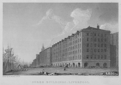 Goree Buildings, Liverpool door William (after) Westall