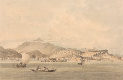 Een uitzicht op de kust van China door William Alexander