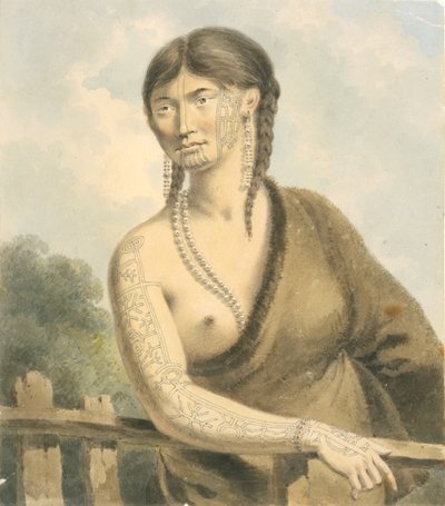 Getatoeëerde vrouw door William Alexander