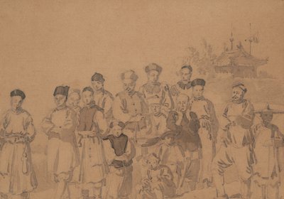 Groep Chinezen door William Alexander