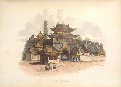 Zuidpoort door William Alexander