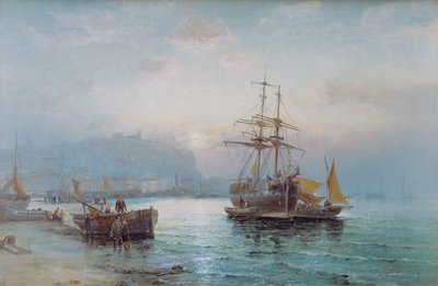 Haven van Scarborough door William Anslow Thornley