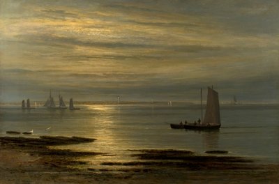 De Monding van de Tay - Maanopkomst door William Barclay