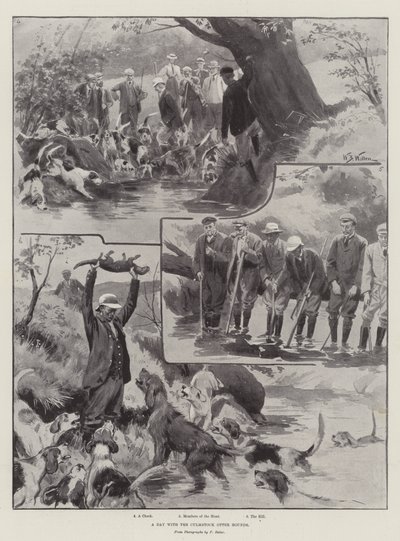 Een Dag met de Culmstock Otter Honden door William Barnes Wollen