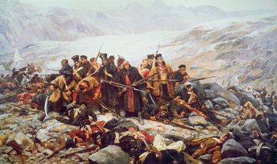 De Laatste Stand van het 44e Regiment bij Gundamuck tijdens de Terugtocht uit Kabul door William Barnes Wollen