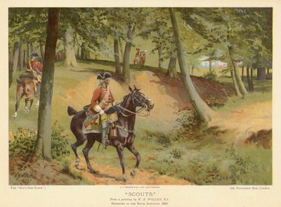 Verkenners door William Barnes after Wollen