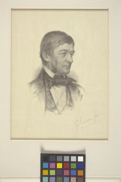 Portret van Ralph Waldo Emerson door William Baxter Palmer Closson