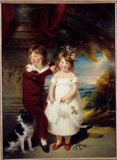 Broer en zus door William Beechey