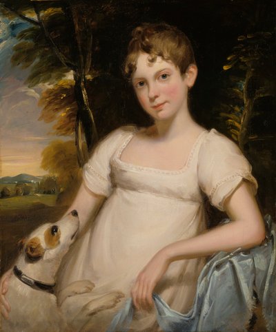 Miss Agnes Murray door William Beechey